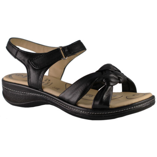0227-2210 Black Sandal
